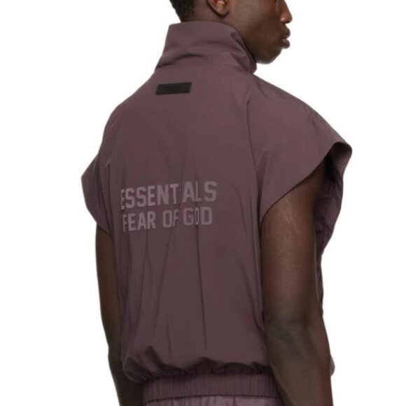 FOG Essentials Men’s Purple Zip Vest - Picture 11 of 11